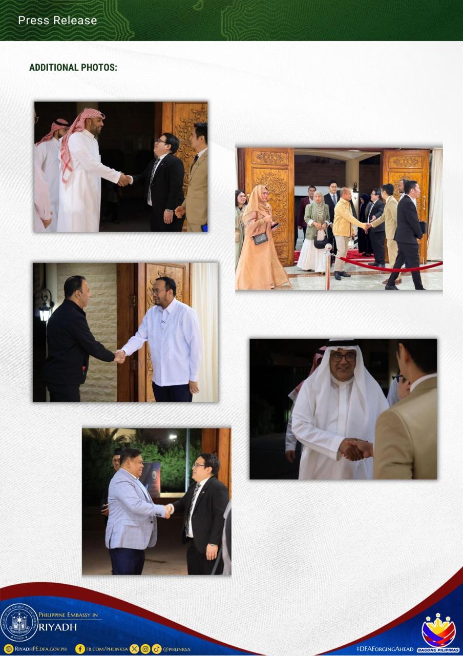 PR 047 2024 Philippine Embassy Hosts Successful Reception for Halal Delegation at Saudi Halal Expo 2024 2