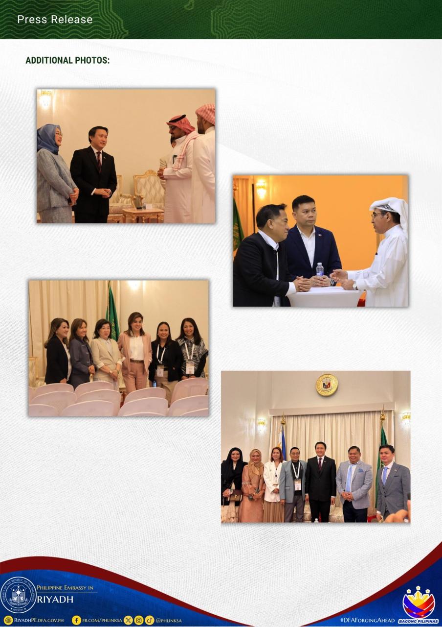 PR 047 2024 Philippine Embassy Hosts Successful Reception for Halal Delegation at Saudi Halal Expo 2024 3