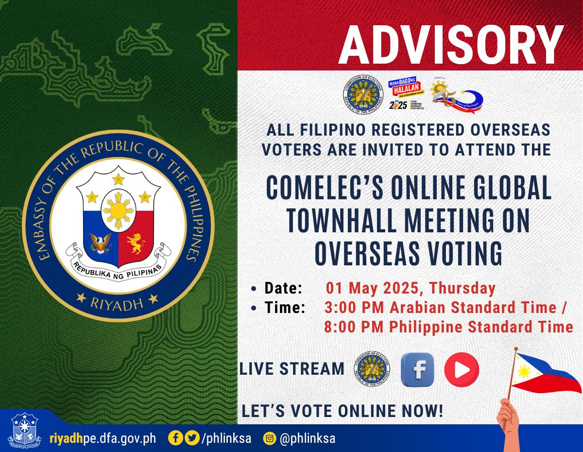 Comelecs Online Global Townhall Meeting on Overseas Voting