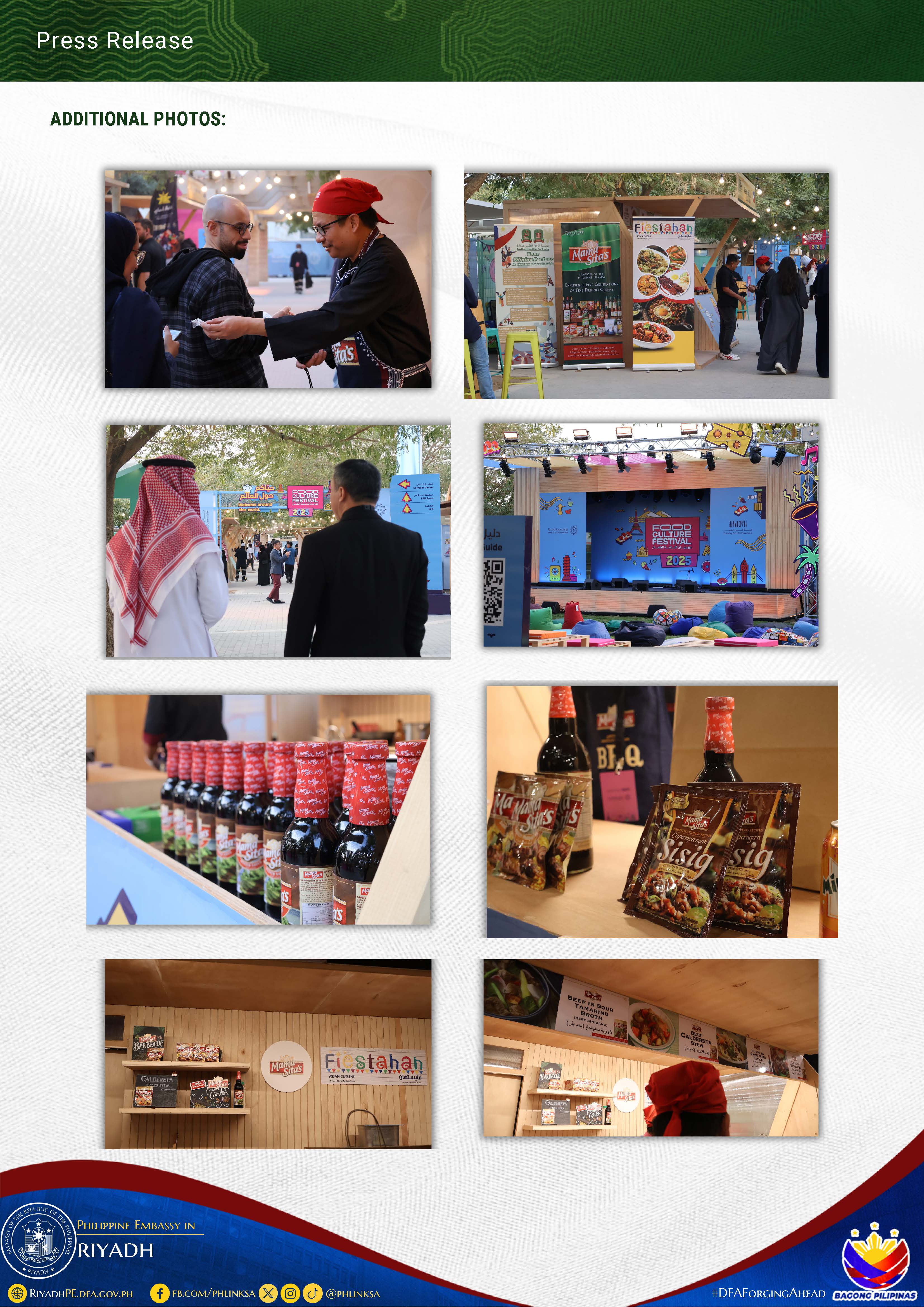 PR 004 2025 PHILIPPINES PARTICIPATION IN FOOD CULTURE FESTIVAL IN THE KINGDOM OF SAUDI ARABIA Page 2