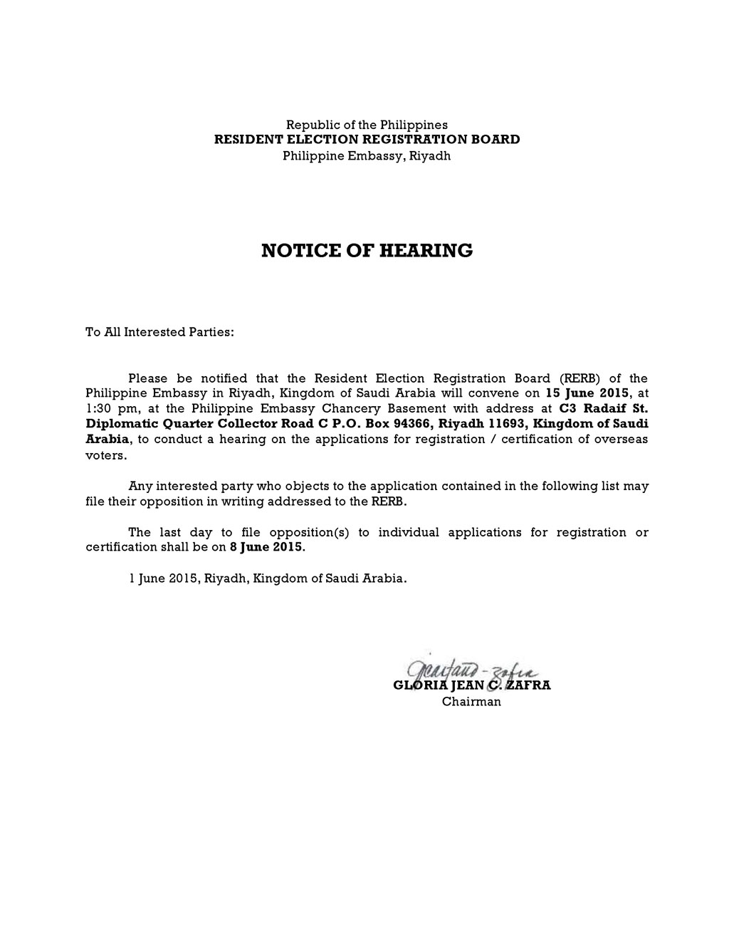 12th-Notice-of-Hearing-15-June-2015