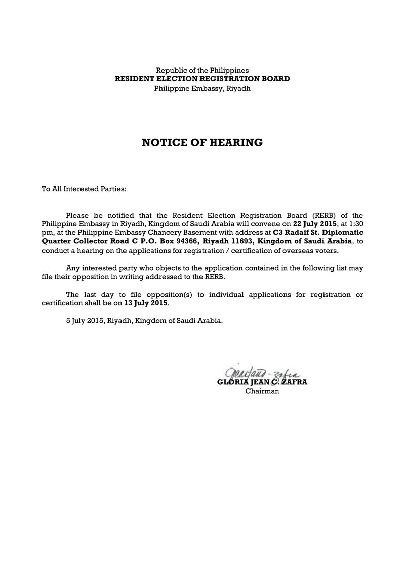 13th-Notice-of-Hearing-22-July-2015